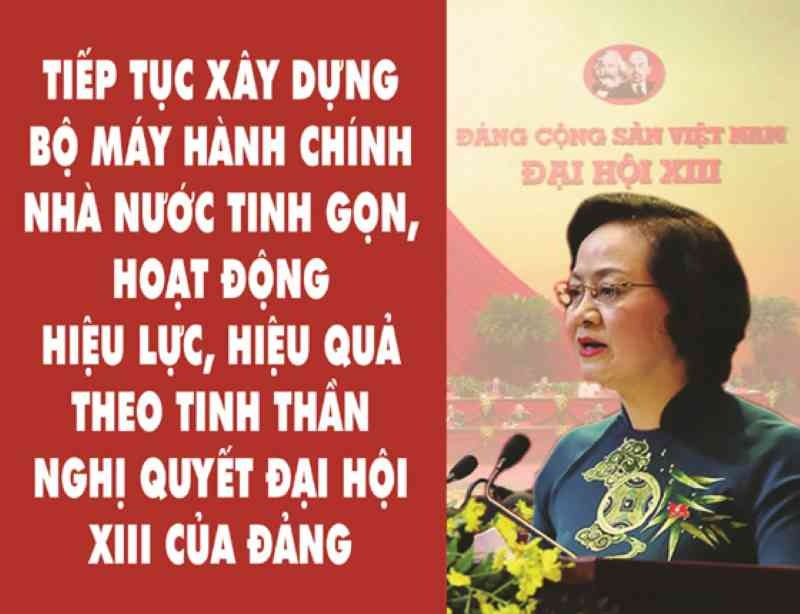 Tinh gọn bộ máy chính phủ