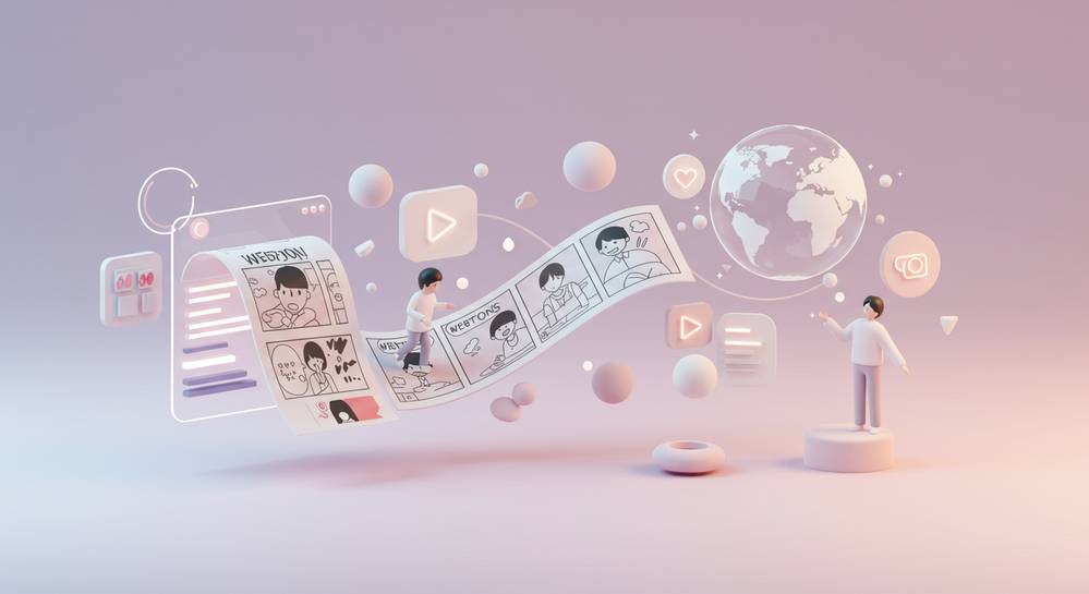 Ảnh hưởng từ webtoon và các nền tảng streaming toàn cầu